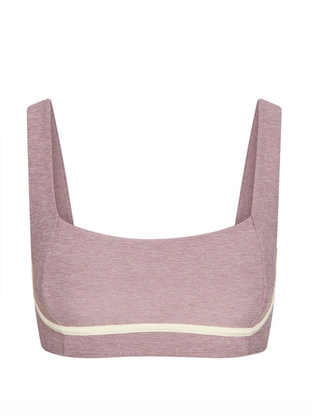 NWT Monday Body Zion Bra, Heather Mauve / Ivory, M